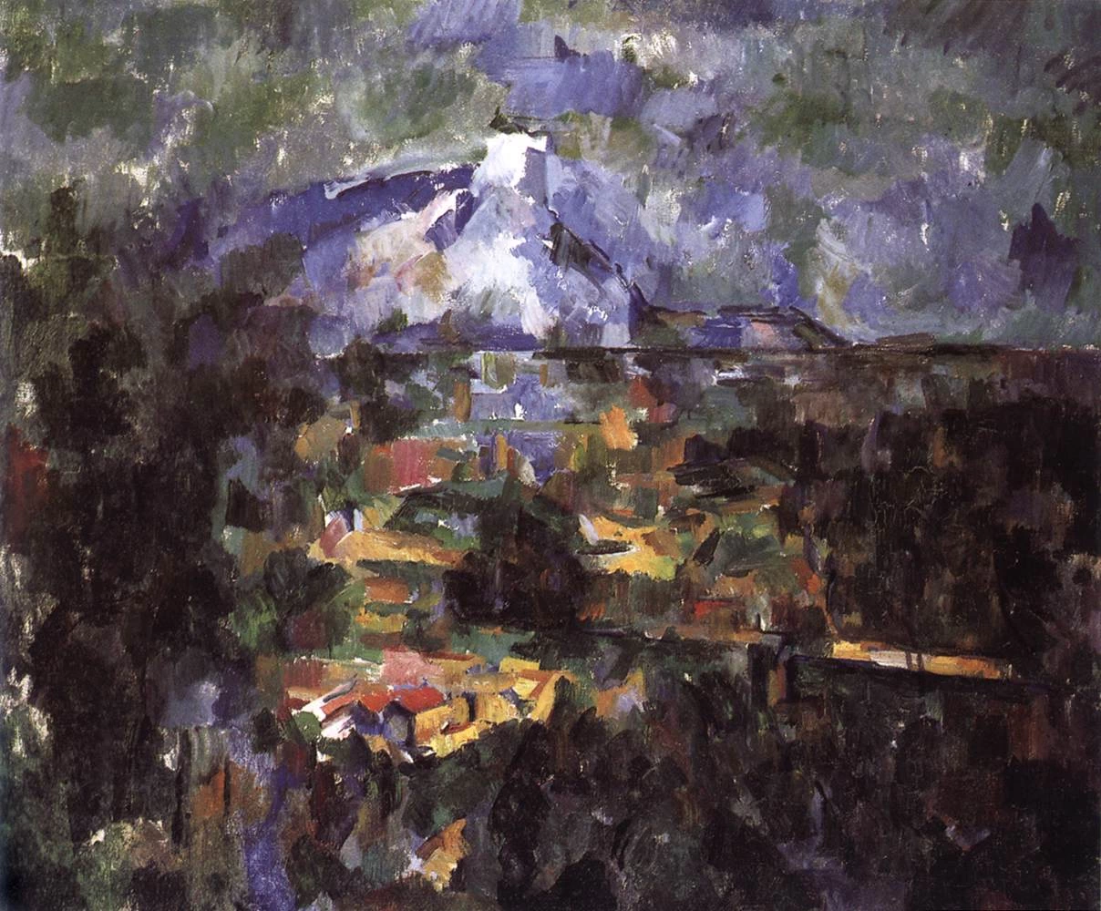 Mont Sainte - Victoire visto da Les Lauves, 1904, Kunstmuseum, Basel